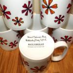 Hand Drawn Flower Mug
