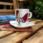 Hand Drawn Rooster Espresso..